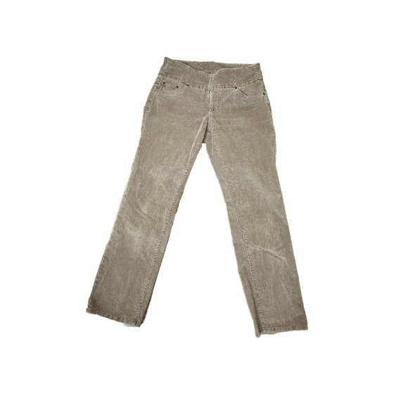 Jag Jeans Womens Jeans 10 High Rise Straight Leg Pull-On Corduroy Jeans Beige - Picture 1 of 9